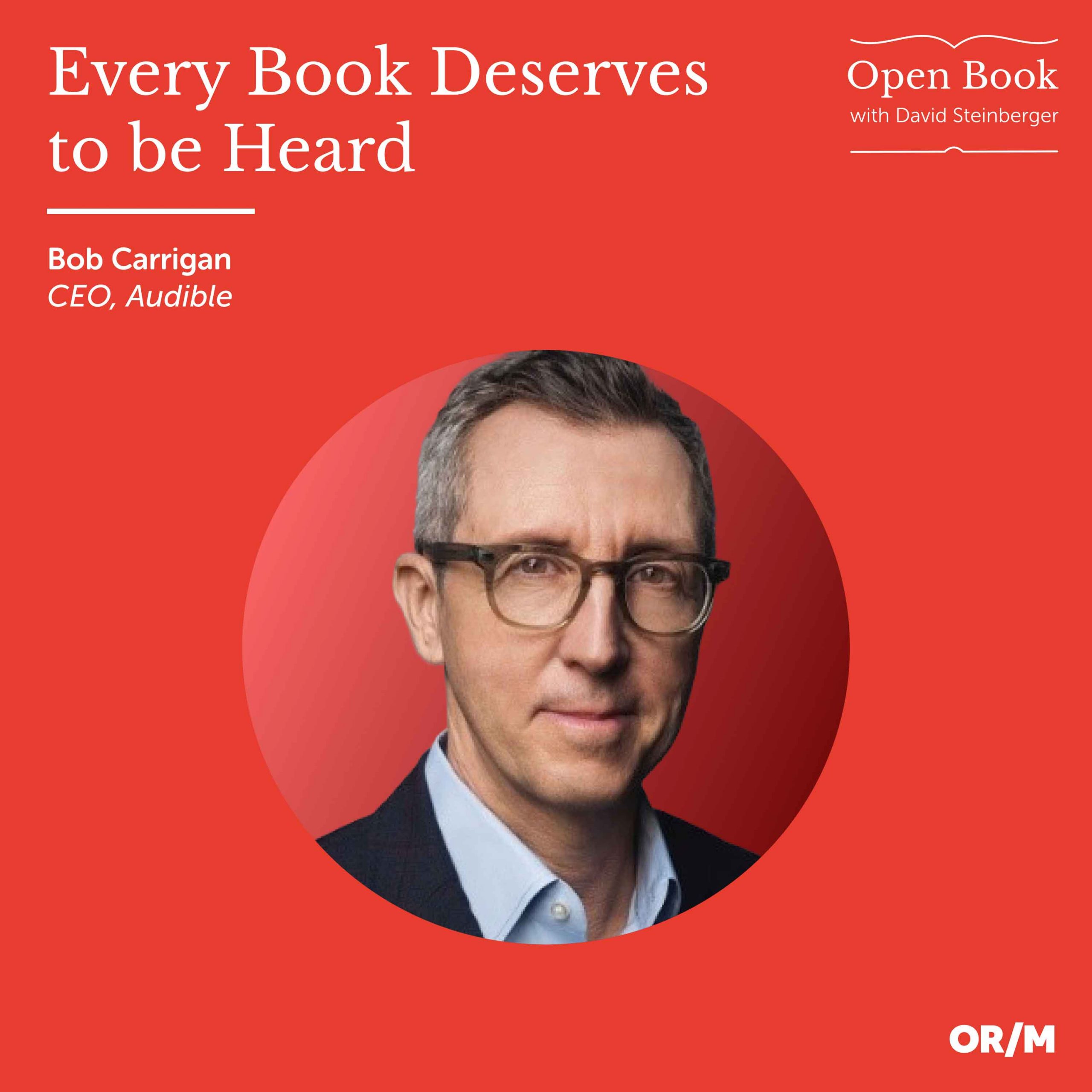 The Open Book Podcast Bob Carrigan Episode Image